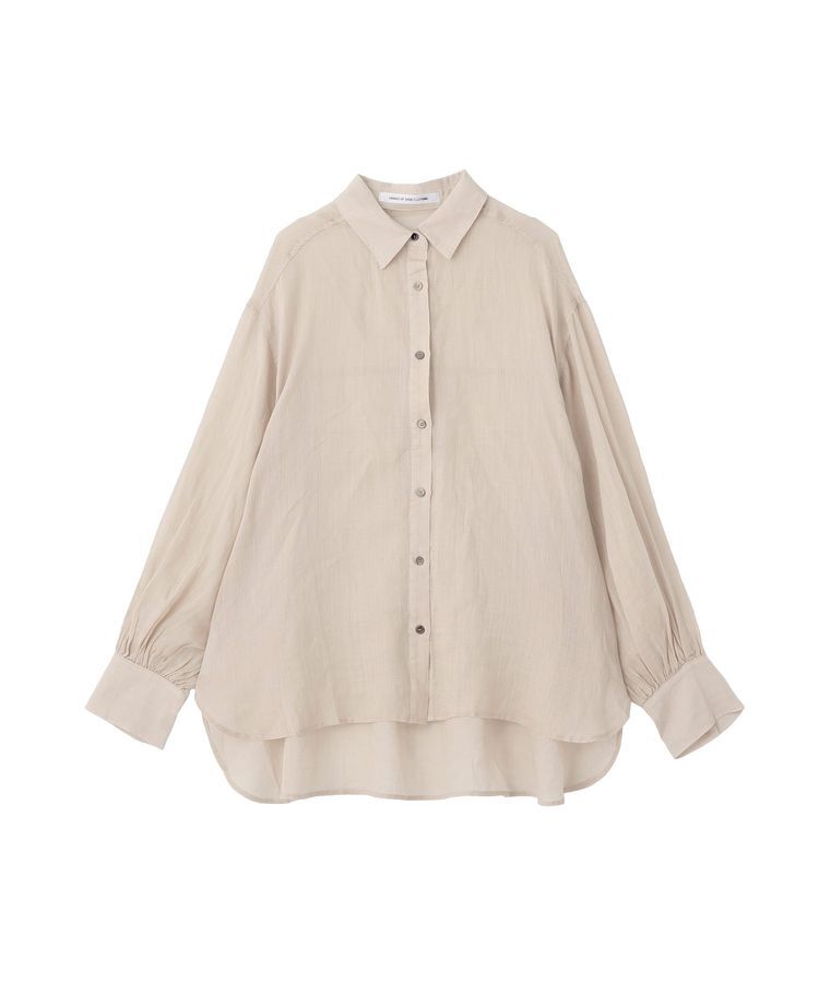 GARAGE OF GOOD CLOTHING「リネンギャザースリーブブラウス」|シャツ・ブラウス|Light beige