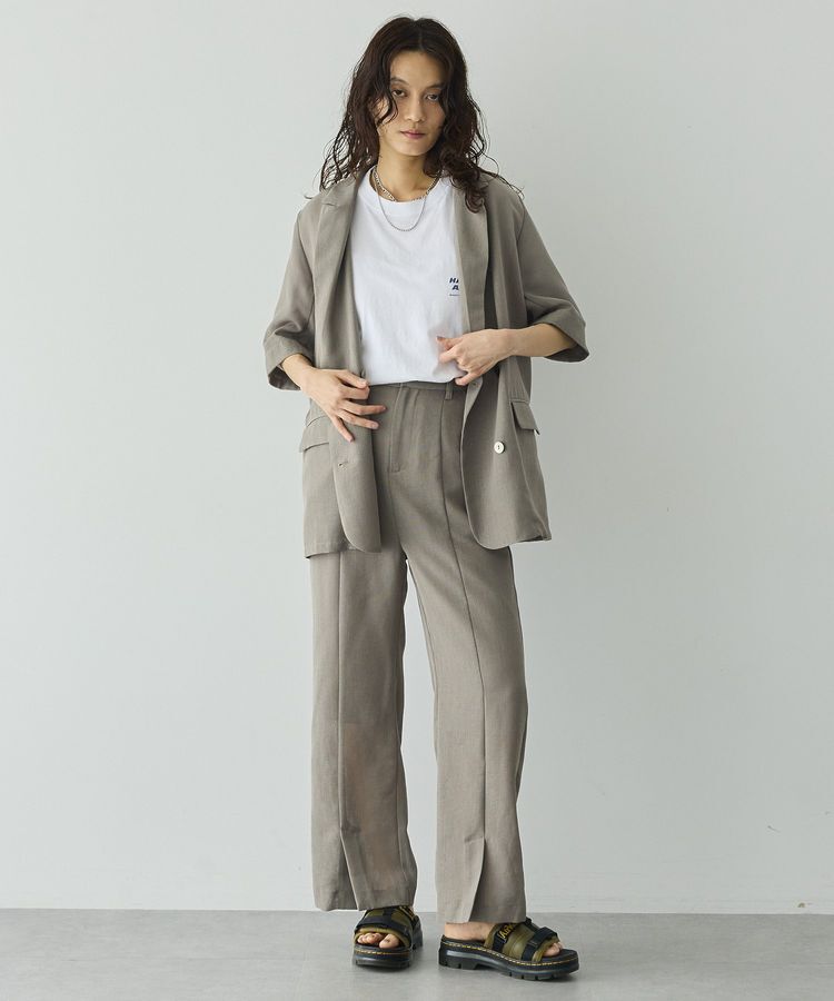 GARAGE OF GOOD CLOTHING「シアーメッシュフロントスリットパンツ」|その他|