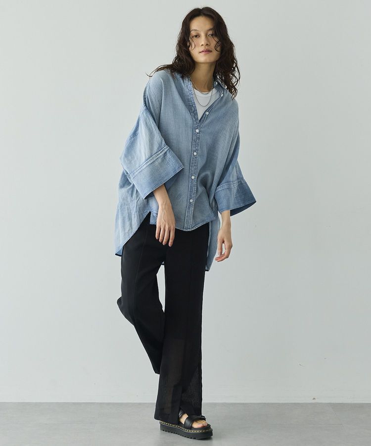 GARAGE OF GOOD CLOTHING「シアーメッシュフロントスリットパンツ」|その他|