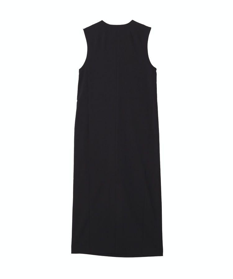 GARAGE OF GOOD CLOTHING「ムジ深Vネックタックジャンパースカート」|ジャンパースカート|