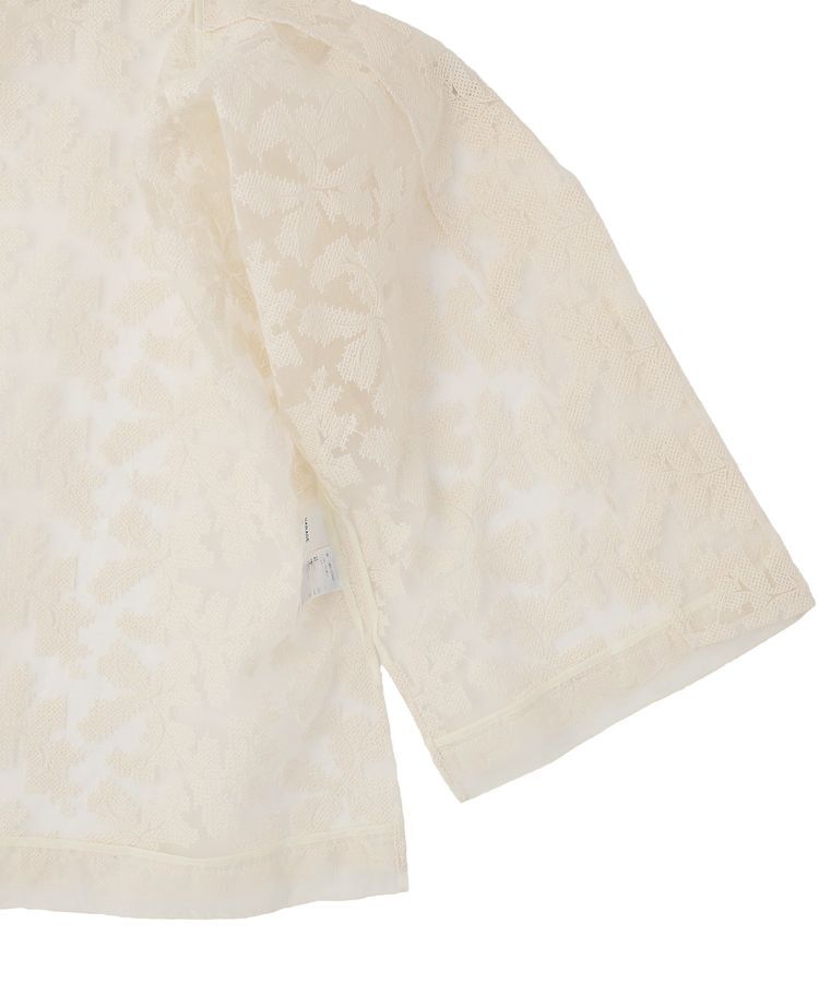 GARAGE OF GOOD CLOTHING「クロスステッチ刺繍ハーフスリーブジャケット」|テーラードジャケット|