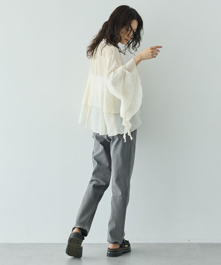 GARAGE OF GOOD CLOTHING「スタンドネックティアードフリルブラウス」|シャツ・ブラウス|