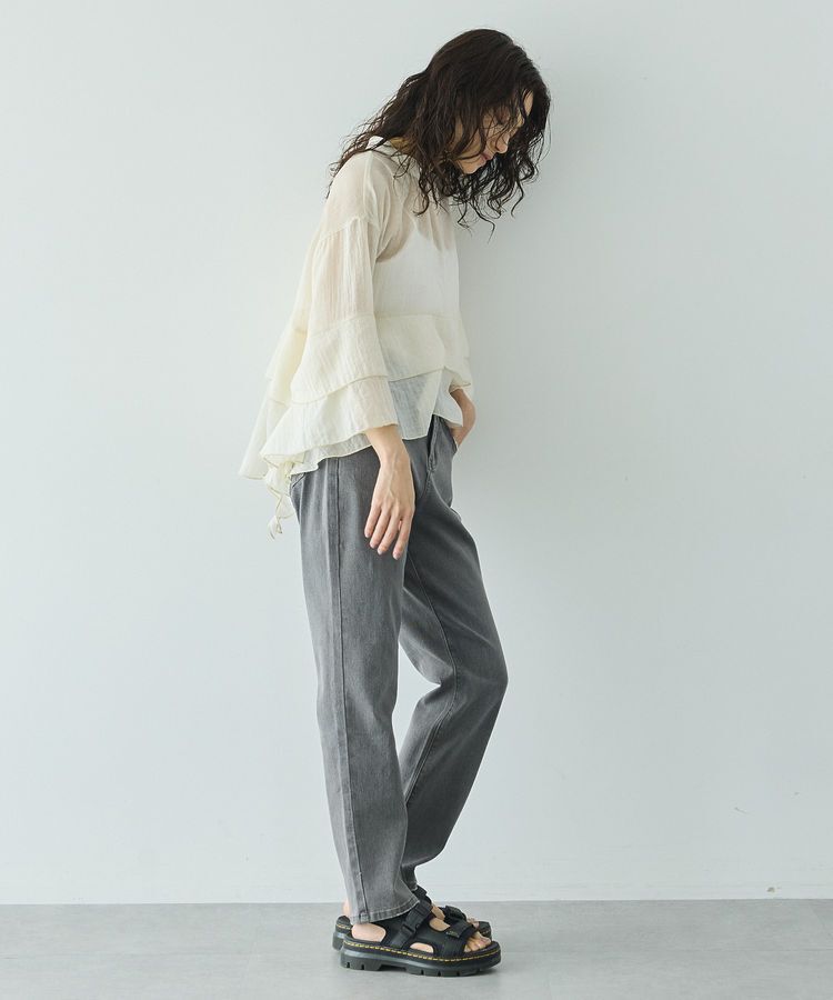 GARAGE OF GOOD CLOTHING「スタンドネックティアードフリルブラウス」|シャツ・ブラウス|