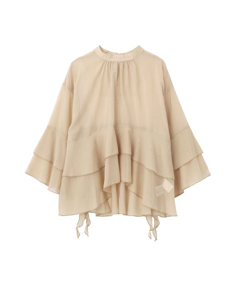 GARAGE OF GOOD CLOTHING「スタンドネックティアードフリルブラウス」|シャツ・ブラウス|