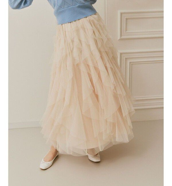 LOULOU WILLOUGHBY「◇【LOULOU WILLOUGHBY】チュチュスカート」|スカート|アイボリー