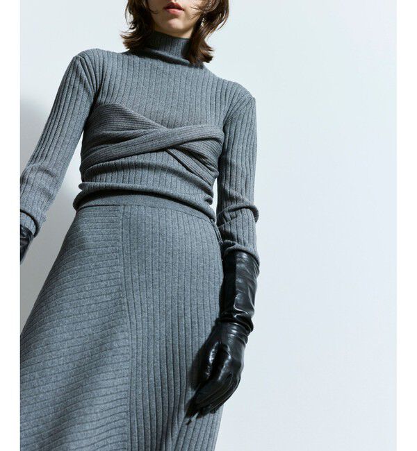 allureville「ツイストニットブラレット」|ベスト・ジレ|