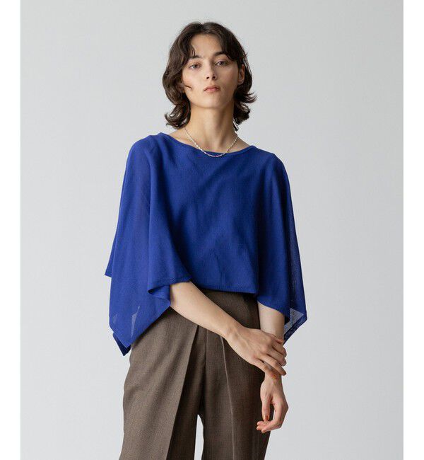 allureville「ケープスリーブ プルオーバー」|ニット・セーター|