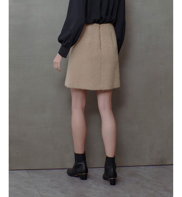 allureville「モヘヤシャギーミニスカート」|スカート|