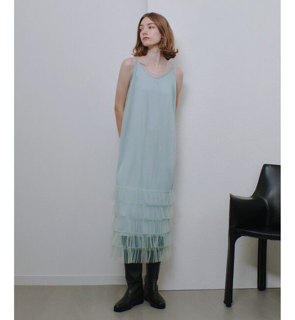 allureville「チュールフリルティアードワンピース」|ワンピース|