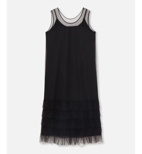 allureville「チュールフリルティアードワンピース」|ワンピース|