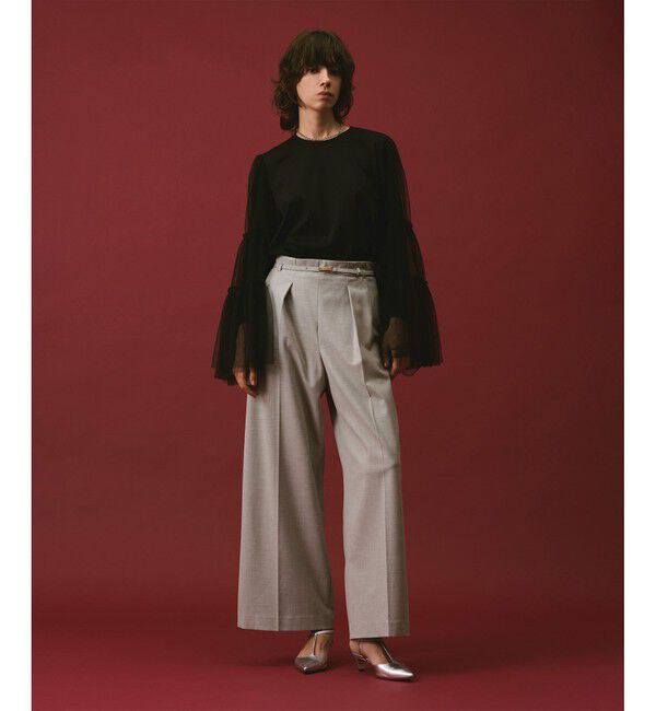 allureville「ティアードスリーブチュールブラウス」|シャツ・ブラウス|