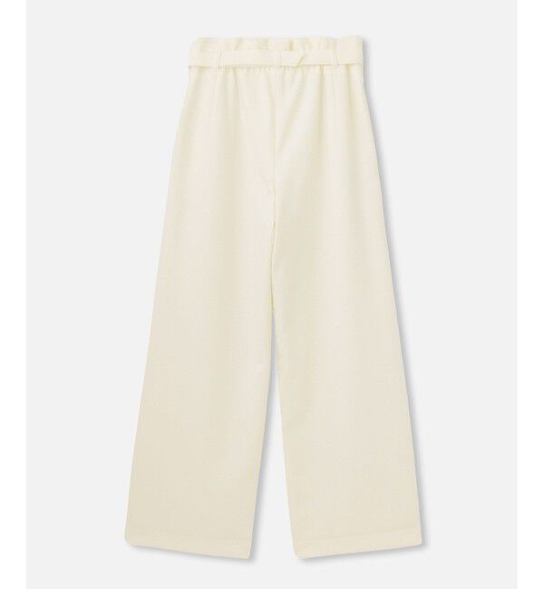 allureville「ウールライクフランネルヨークレスパンツ」|サルエル|