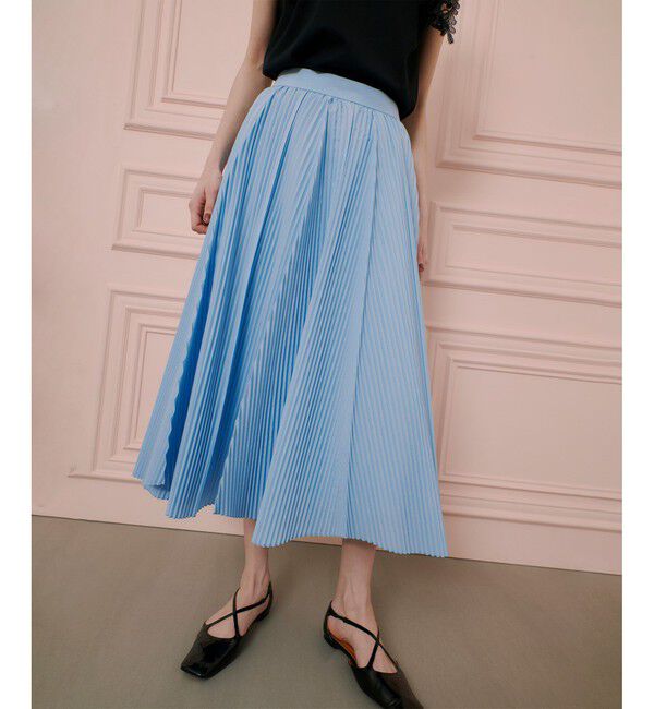 LOULOU WILLOUGHBY「【LOULOU WILLOUGHBY】ランダムアコーディオンプリーツスカート」|スカート|