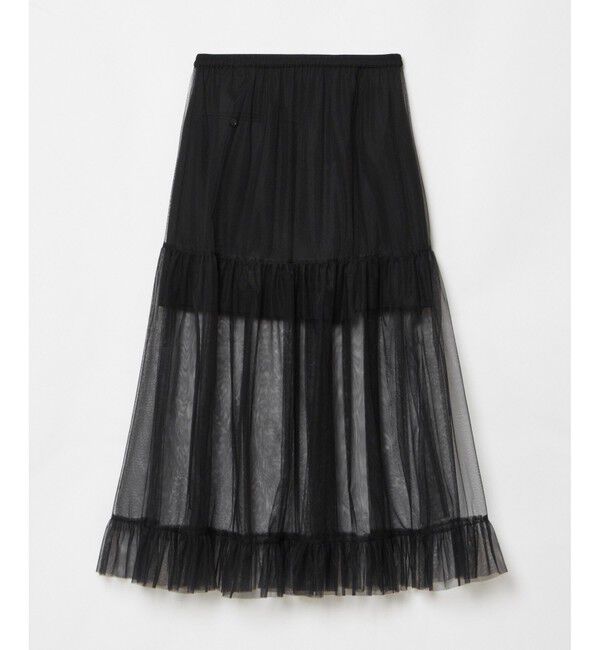 LOULOU WILLOUGHBY「【LOULOU WILLOUGHBY】チュールレイヤードミニスカート」|スカート|