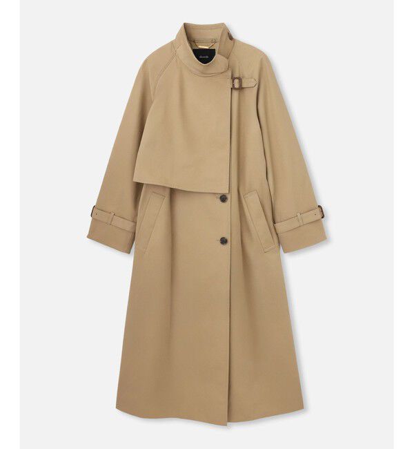 allureville「◇オーバーラップスタンドコート」|トレンチコート|