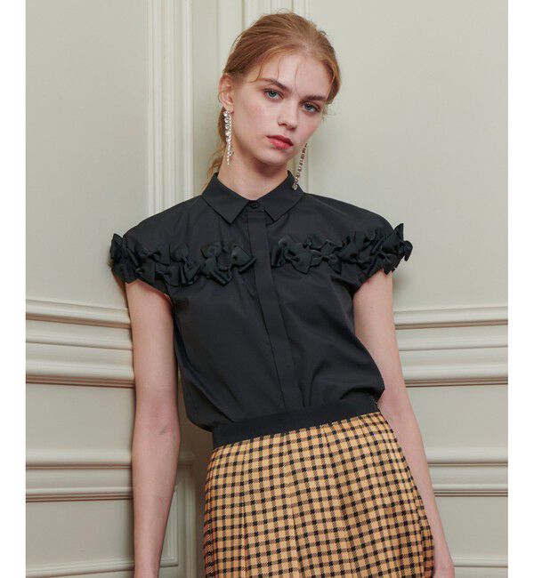 LOULOU WILLOUGHBY「【LOULOU WILLOUGHBY】メニーリボンシャツ」|その他|