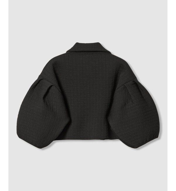 LOULOU WILLOUGHBY「【LOULOU WILLOUGHBY】ダブルジャガードパフニットジャケット」|ニット・セーター|