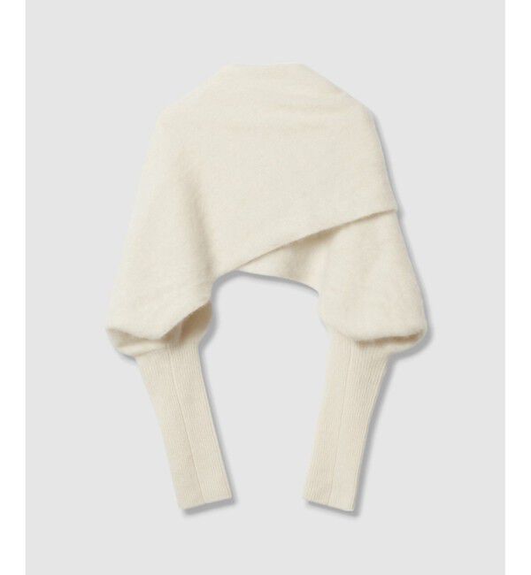 LOULOU WILLOUGHBY「【LOULOU WILLOUGHBY】クロスアームニット」|ストール|