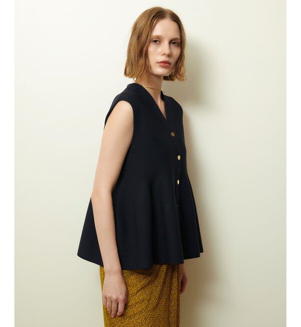 allureville「ペプラムジレ」|ニット・セーター|