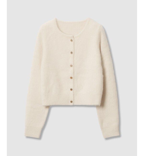 allureville「カシミヤブレンドファー加工カーディガン」|カーディガン|