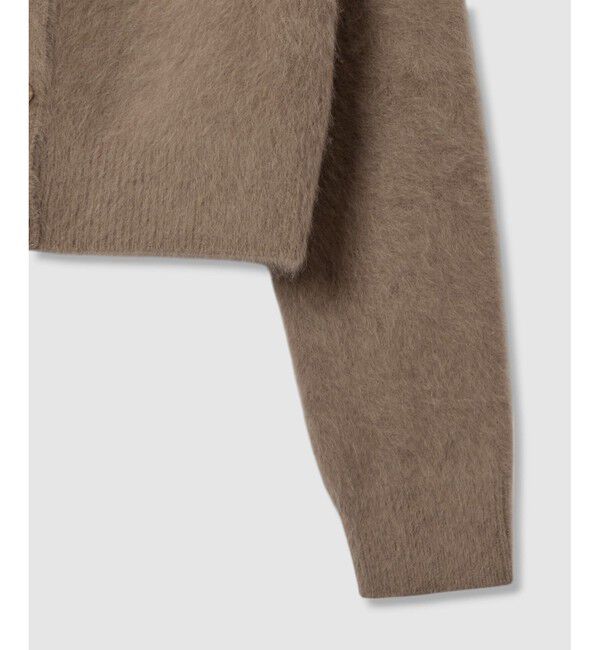 allureville「カシミヤブレンドファー加工カーディガン」|カーディガン|