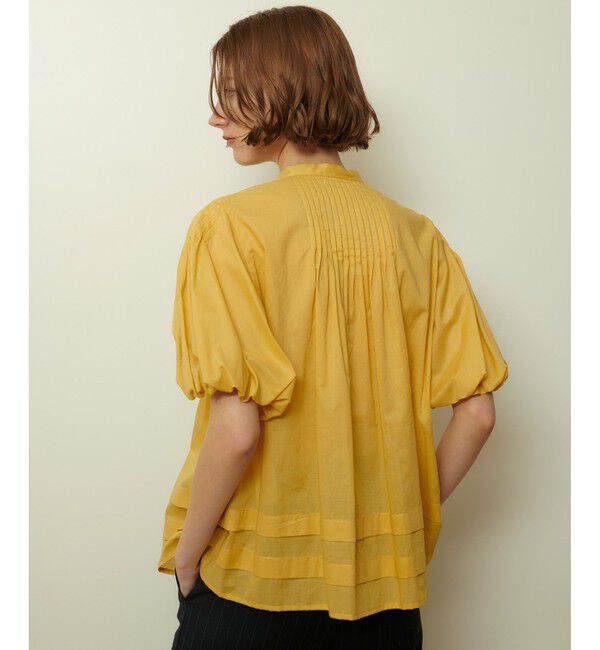 allureville「ピンタックデザインスリーブブラウス」|シャツ・ブラウス|