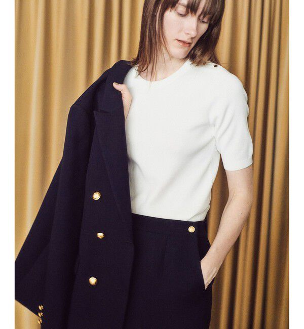 allureville「マットクロスダブルジャケット」|テーラードジャケット|