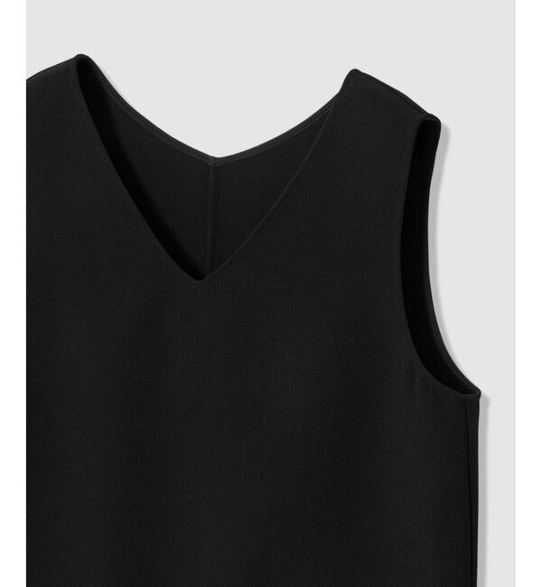 allureville「【ATELIER Line】ダブルクロスショートVネックプルオーバー」|シャツ・ブラウス|