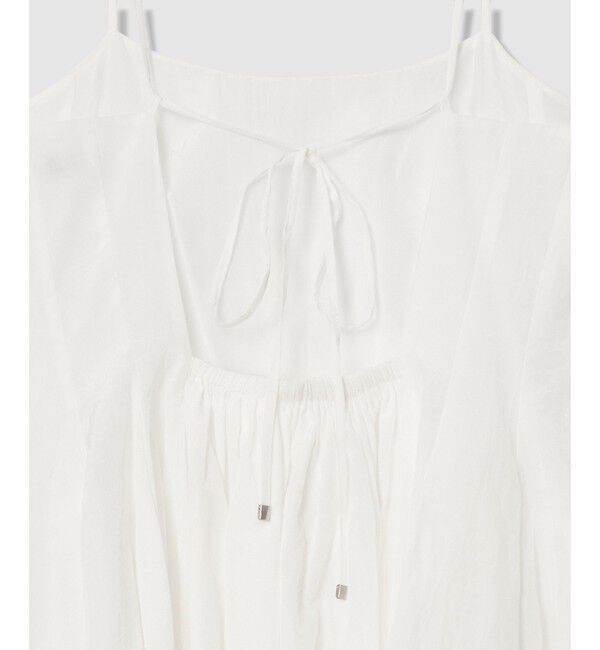 allureville「【ATELIER Line】リライムローンペプラムキャミソール」|キャミソール|