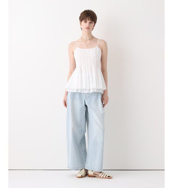 allureville「【ATELIER Line】リライムローンペプラムキャミソール」|キャミソール|