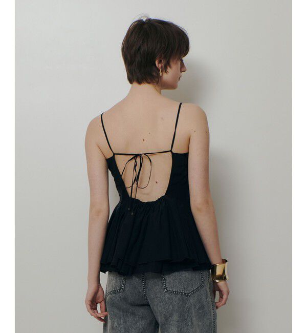 allureville「【ATELIER Line】リライムローンペプラムキャミソール」|キャミソール|