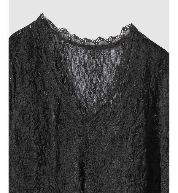 LOULOU WILLOUGHBY「【LOULOU WILLOUGHBY】ベルスリーブレースプルオーバー」|Tシャツ・カットソー|