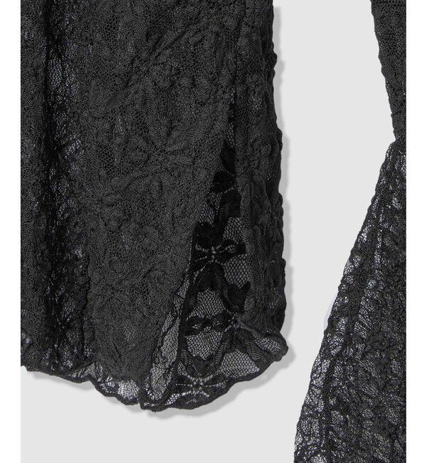 LOULOU WILLOUGHBY「【LOULOU WILLOUGHBY】ベルスリーブレースプルオーバー」|Tシャツ・カットソー|