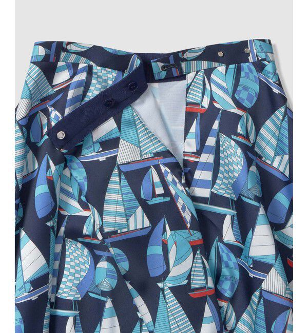 LOULOU WILLOUGHBY「WEB・博多阪急限定【LOULOU WILLOUGHBY】RATTI マリーナプリントフレアスカート」|スカート|