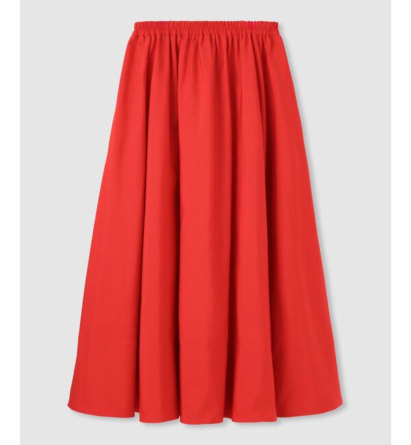 LOULOU WILLOUGHBY「【LOULOU WILLOUGHBY】ポリエステルコットングログランギャザースカート」|スカート|