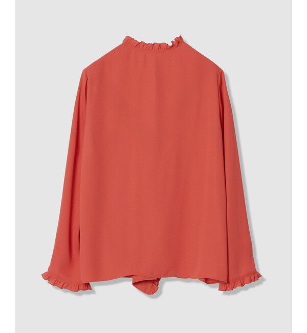 LOULOU WILLOUGHBY「【LOULOU WILLOUGHBY】ヘムフリルドレープブラウス」|シャツ・ブラウス|