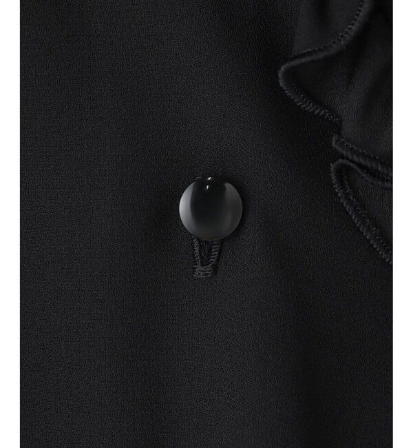 LOULOU WILLOUGHBY「【LOULOU WILLOUGHBY】ヘムフリルドレープブラウス」|シャツ・ブラウス|