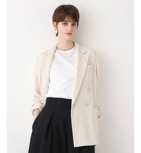 allureville「トリッカーカラミダブルジャケット」|テーラードジャケット|