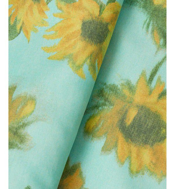 LOULOU WILLOUGHBY「 WEB 一部店舗限定【LOULOU WILLOUGHBY】サンフラワープリントバルーンスリーブシャツ」|シャツ・ブラウス|