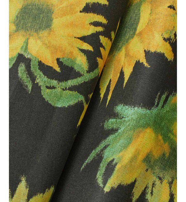 LOULOU WILLOUGHBY「 WEB 一部店舗限定【LOULOU WILLOUGHBY】サンフラワープリントバルーンスリーブシャツ」|シャツ・ブラウス|