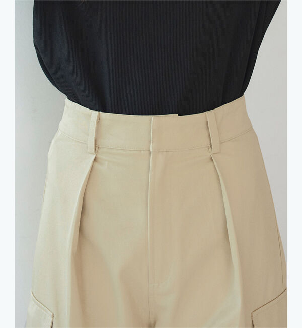 titivate「タックカーゴパンツ」|カーゴ|