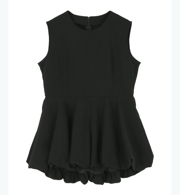 ur's「【八田真理子さんコラボアイテム】ノースリーブバルーンペプラムトップス」|Tシャツ・カットソー|