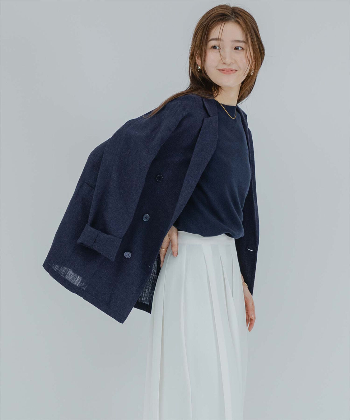 ur's「プチハイネックフレンチスリーブニット」|ニット・セーター|