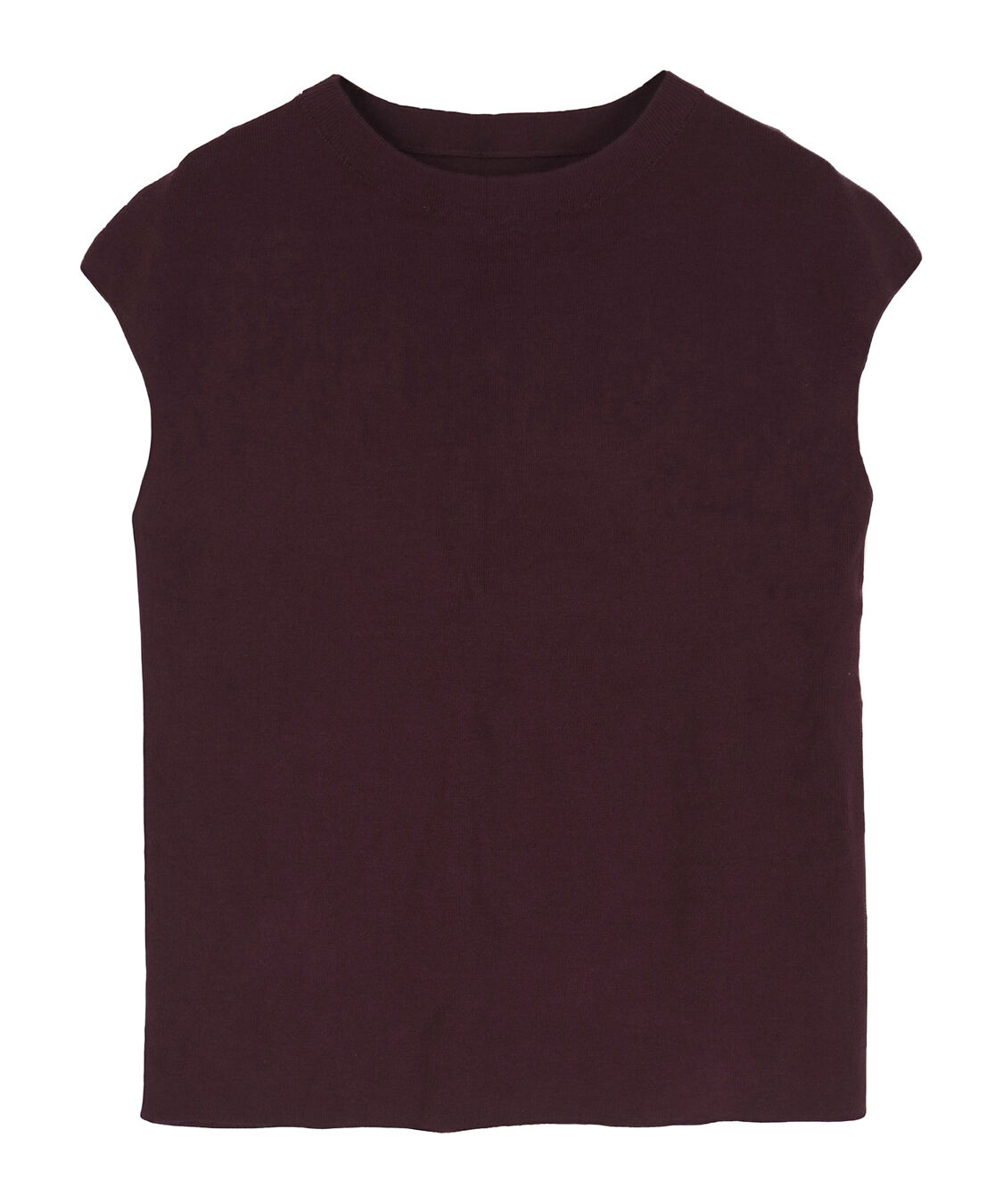 ur's「プチハイネックフレンチスリーブニット」|ニット・セーター|ボルドー