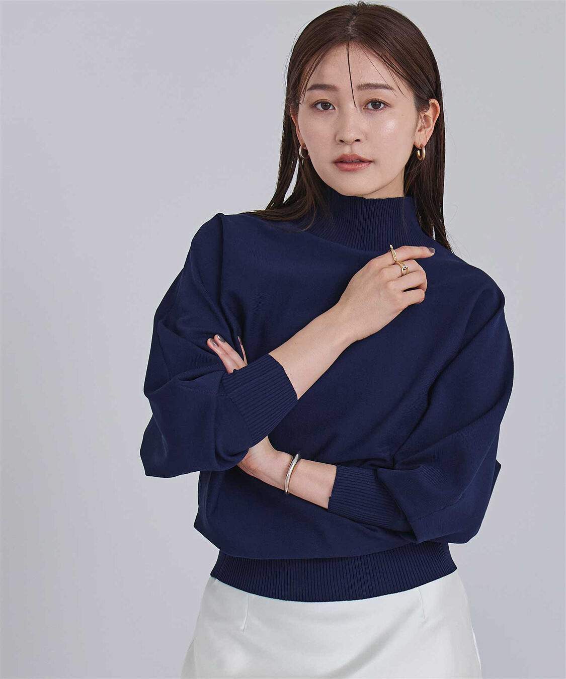 ur's「スポンディッシュハイネックドルマンスリーブニット」|ニット・セーター|