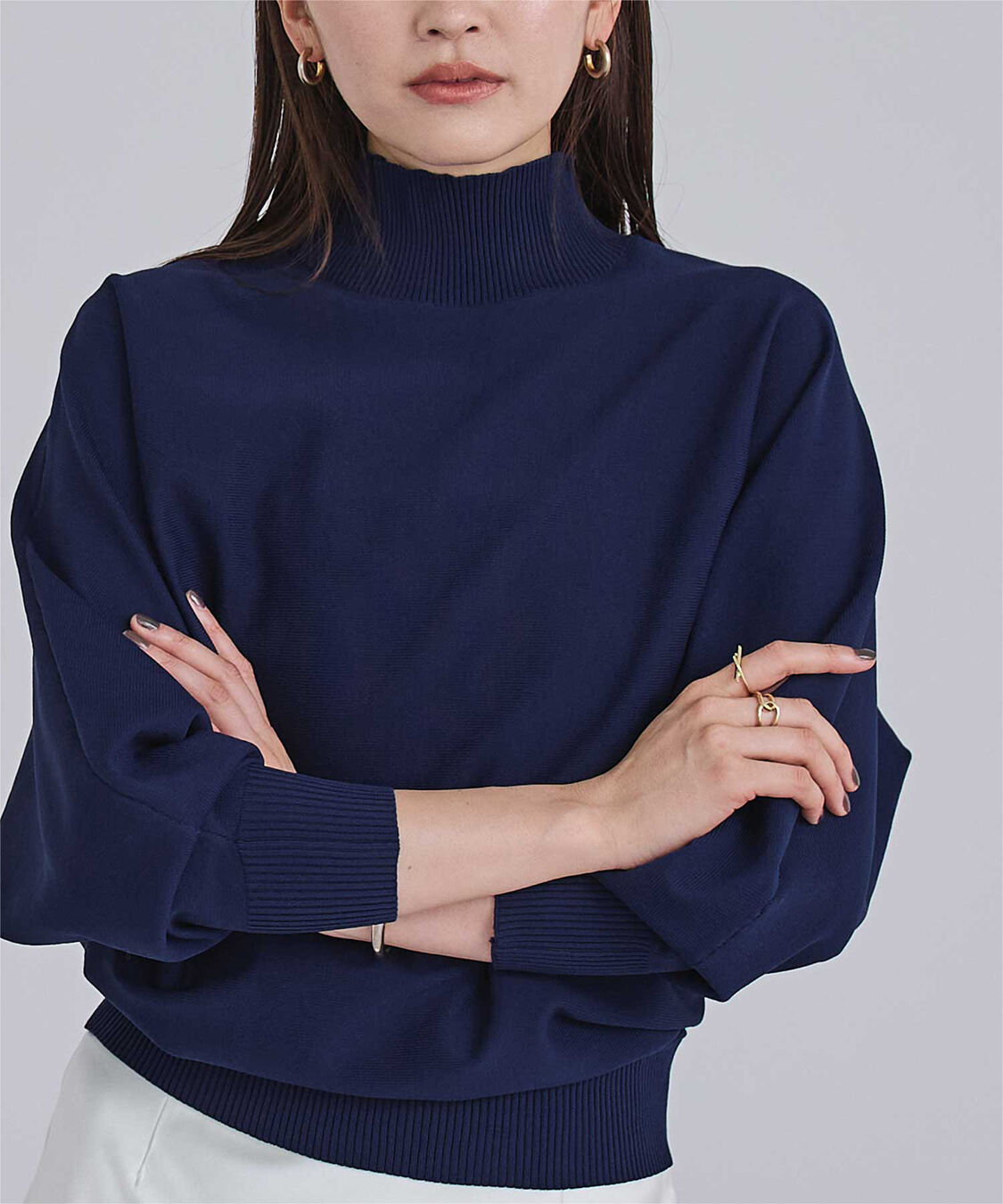 ur's「スポンディッシュハイネックドルマンスリーブニット」|ニット・セーター|