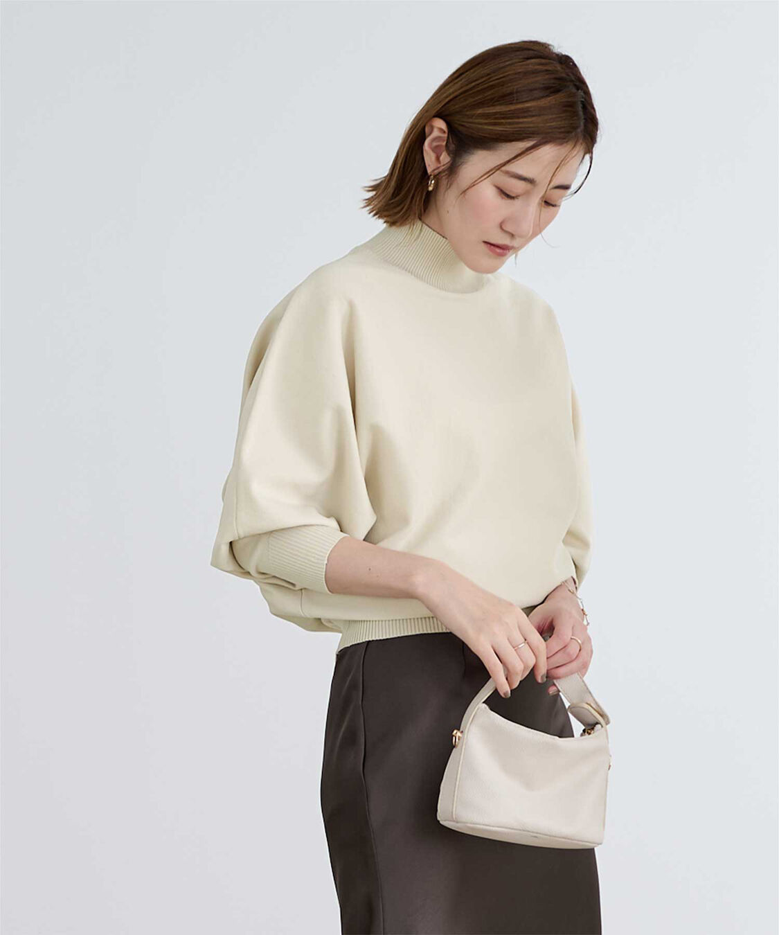 ur's「スポンディッシュハイネックドルマンスリーブニット」|ニット・セーター|