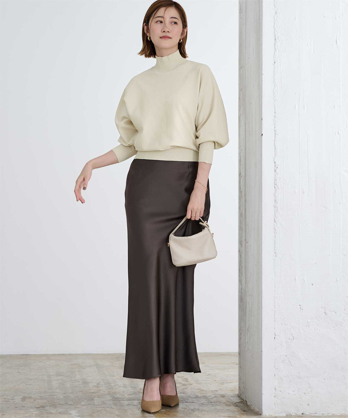 ur's「スポンディッシュハイネックドルマンスリーブニット」|ニット・セーター|