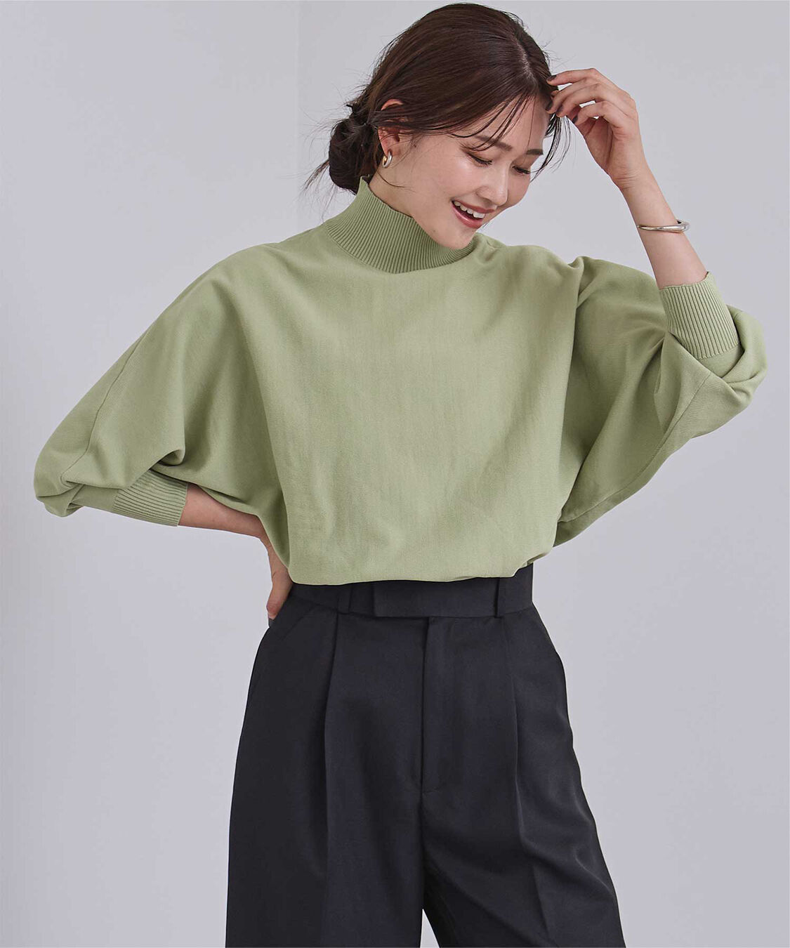 ur's「スポンディッシュハイネックドルマンスリーブニット」|ニット・セーター|