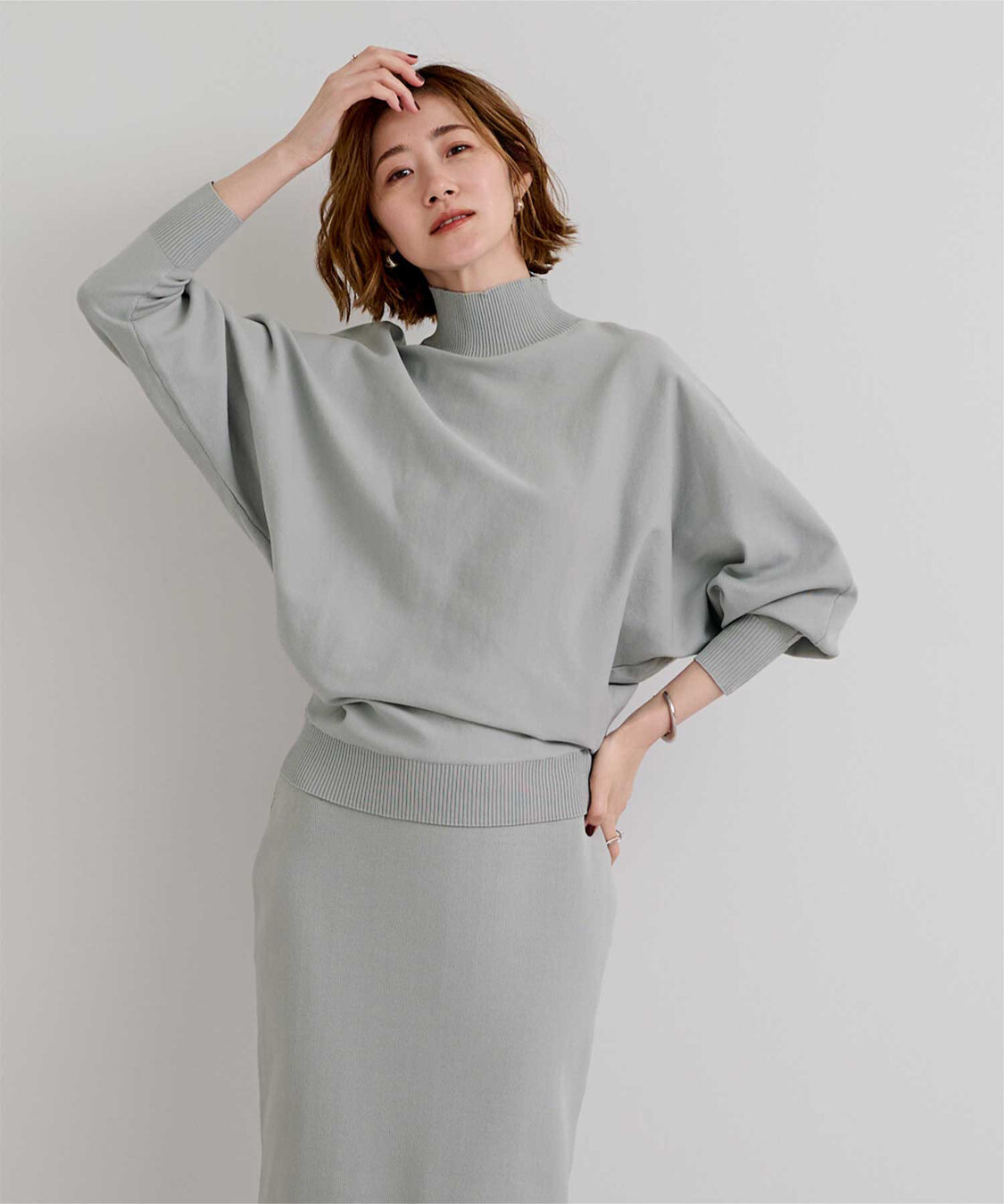 ur's「スポンディッシュハイネックドルマンスリーブニット」|ニット・セーター|